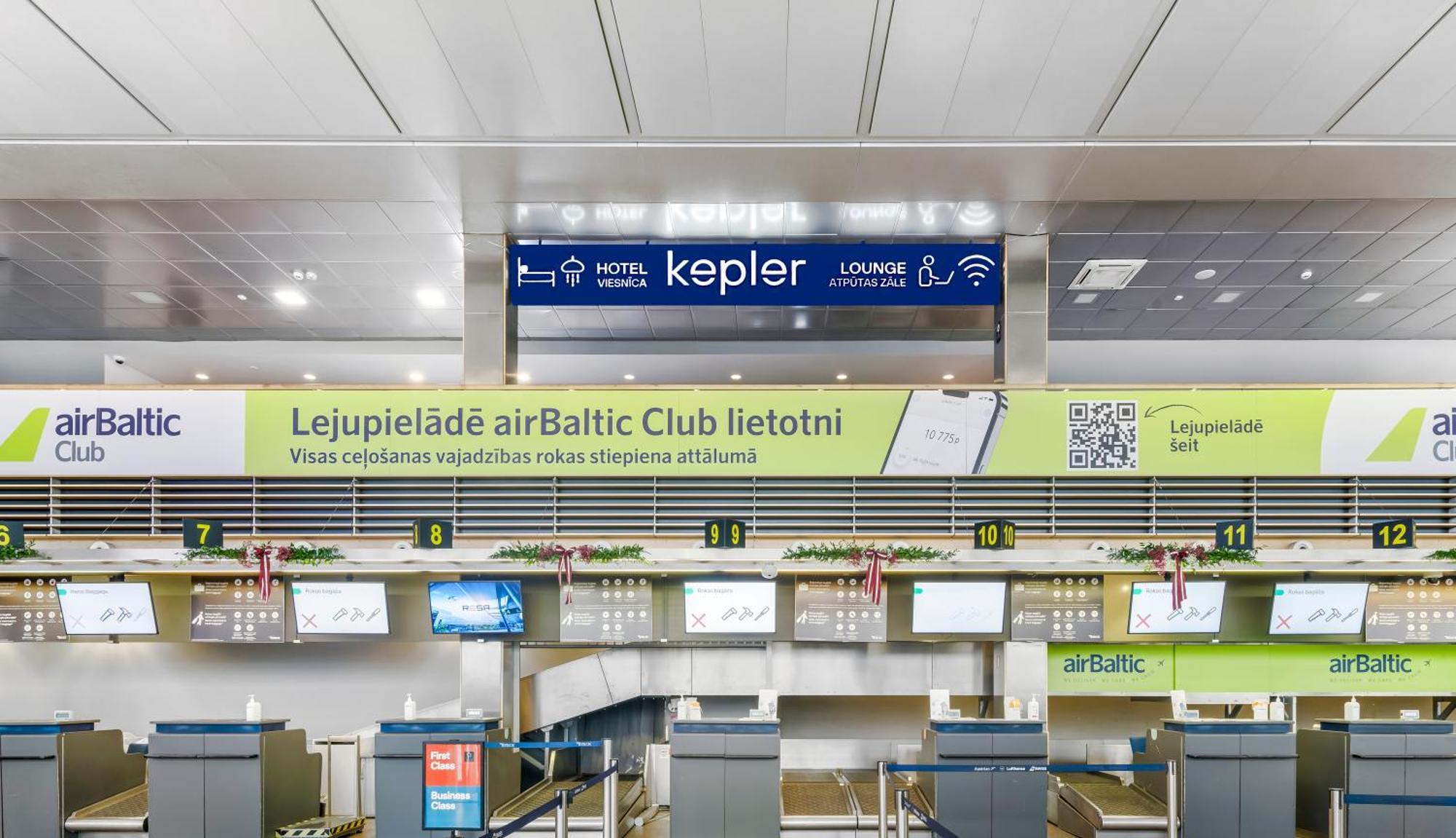 Kepler Club Riga Airport Hotel - Landside Public Area Ieki Екстериор снимка
